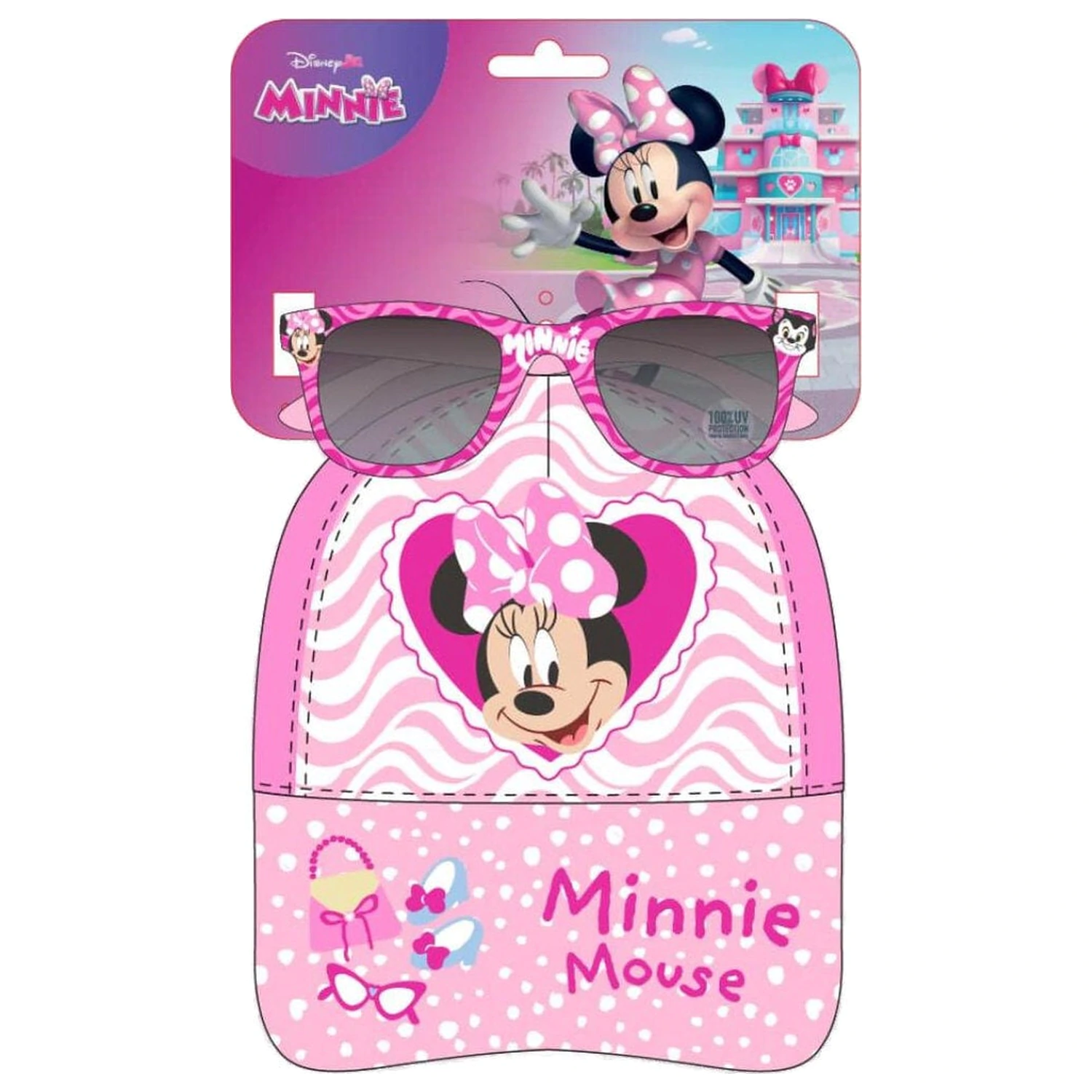 Disney Minnie sapka és napszemüveg termékfotó