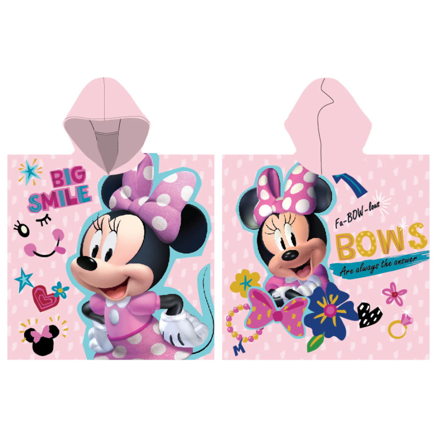 Disney Minnie Smile strand törölköző poncsó termékfotó