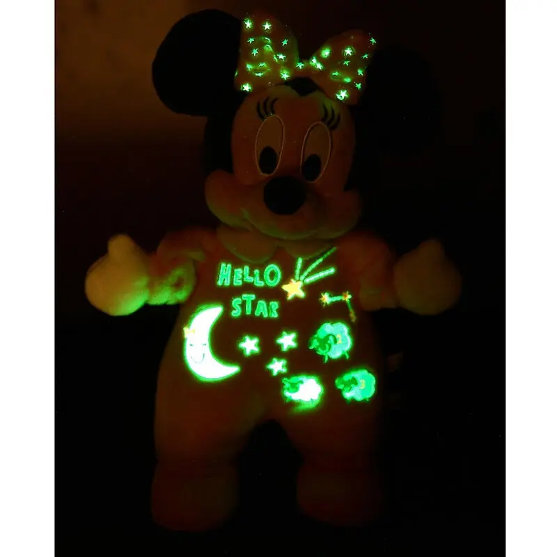 Disney Minnie sötétben világító plüss 25cm termékfotó