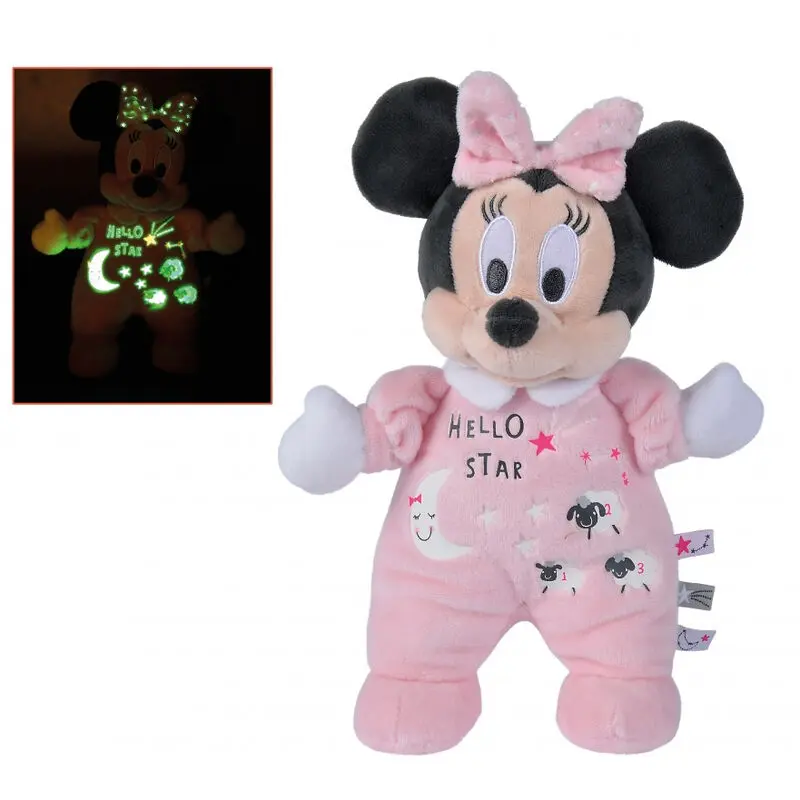 Disney Minnie sötétben világító plüss 25cm termékfotó