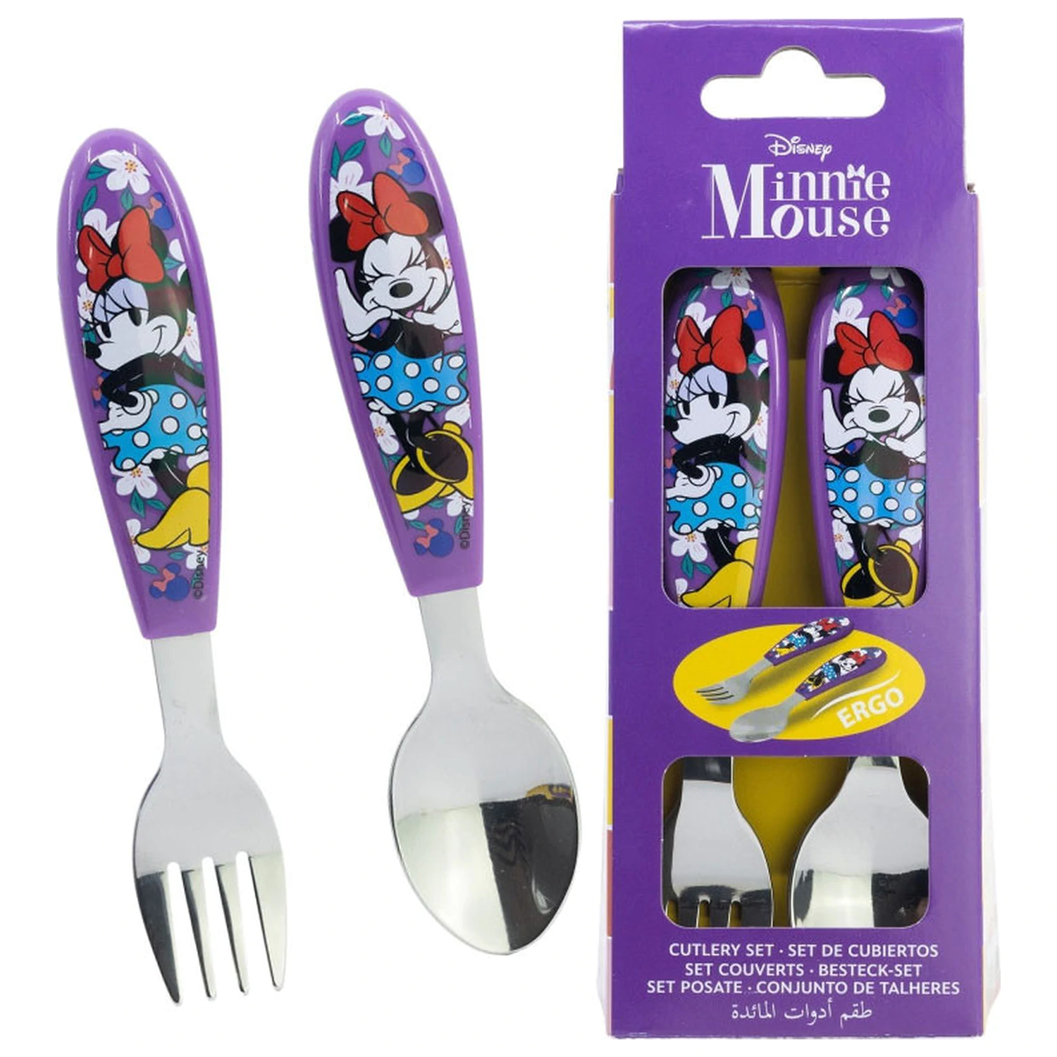 Disney Minnie Sunshine fém ergo evőeszköz készlet - 2 darabos termékfotó