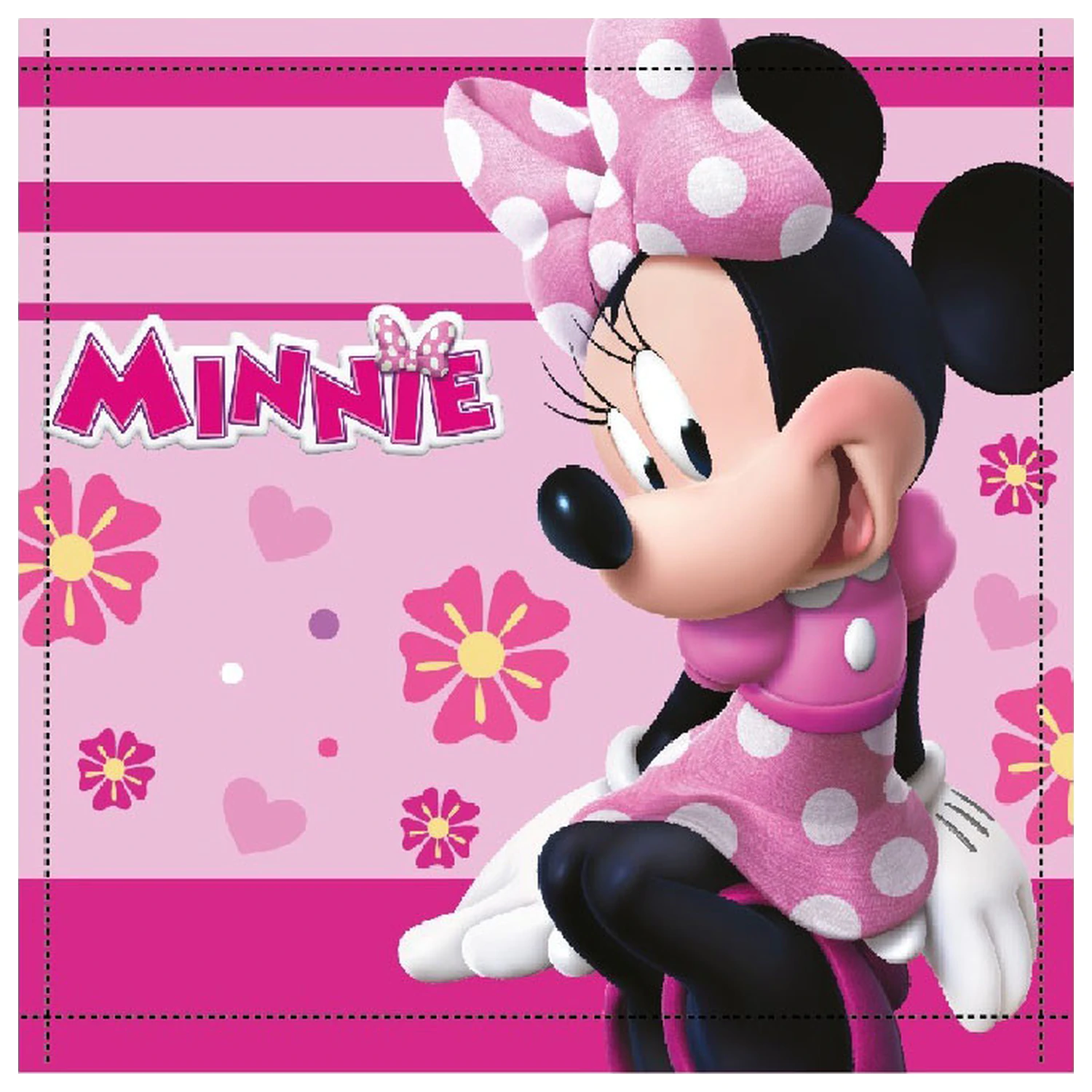 Disney Minnie Sweet Bow kéztörlő, arctörlő, törölköző 30x30cm termékfotó