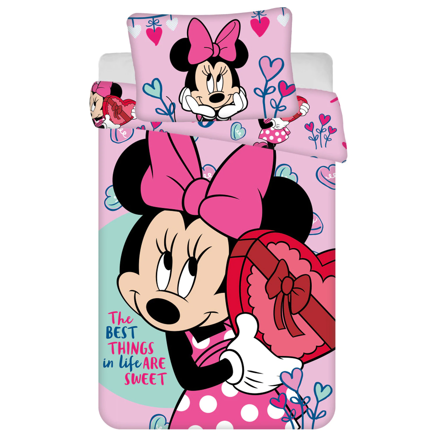 Disney Minnie Sweets gyerek, ovis ágyneműhuzat  termékfotó