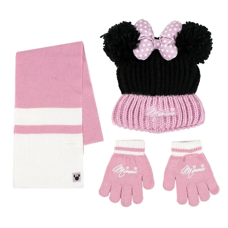 Disney Minnie téli sapka, kesztyű és csősál csomag  termékfotó