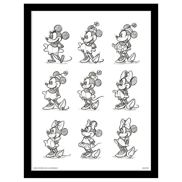 Disney Minnie vintage keretes poszter termékfotó