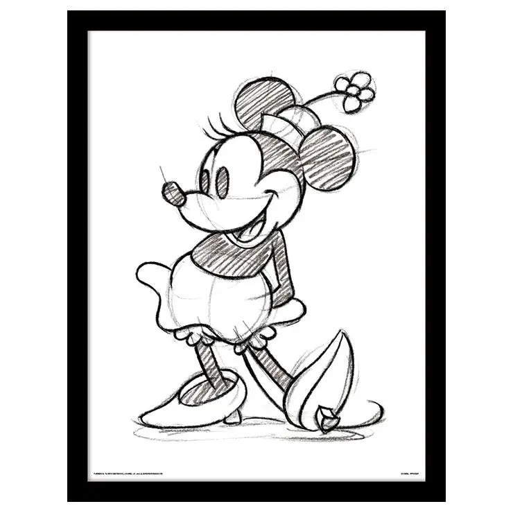 Disney Minnie vintage keretes poszter termékfotó