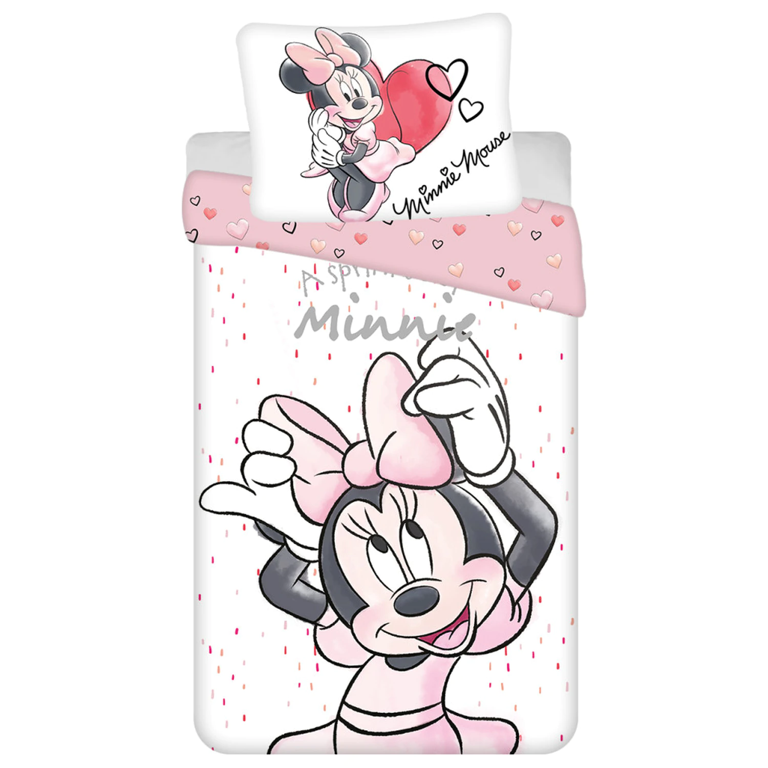 Disney Minnie White ágyneműhuzat  termékfotó