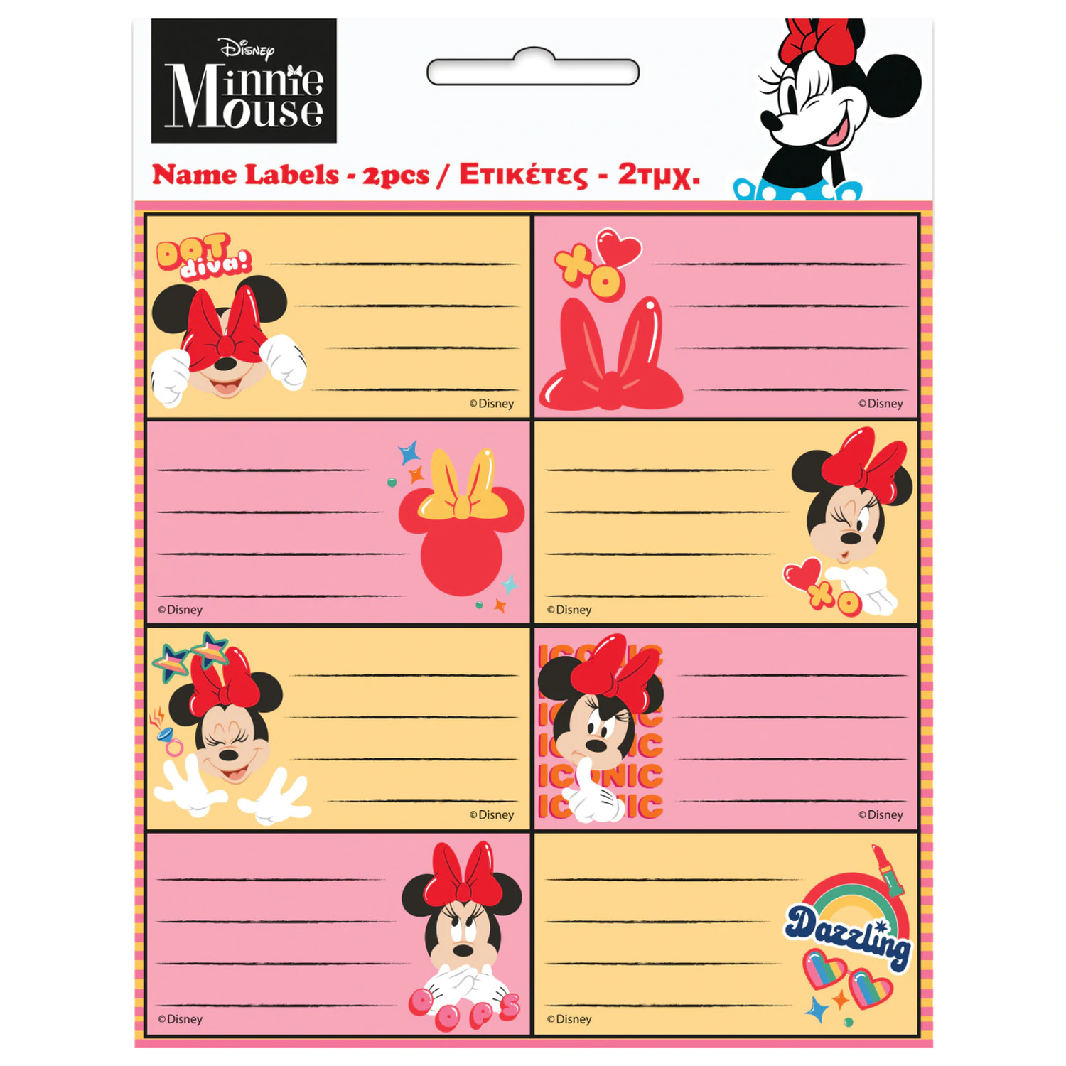 Disney Minnie Wink füzetcímke 16 db-os termékfotó