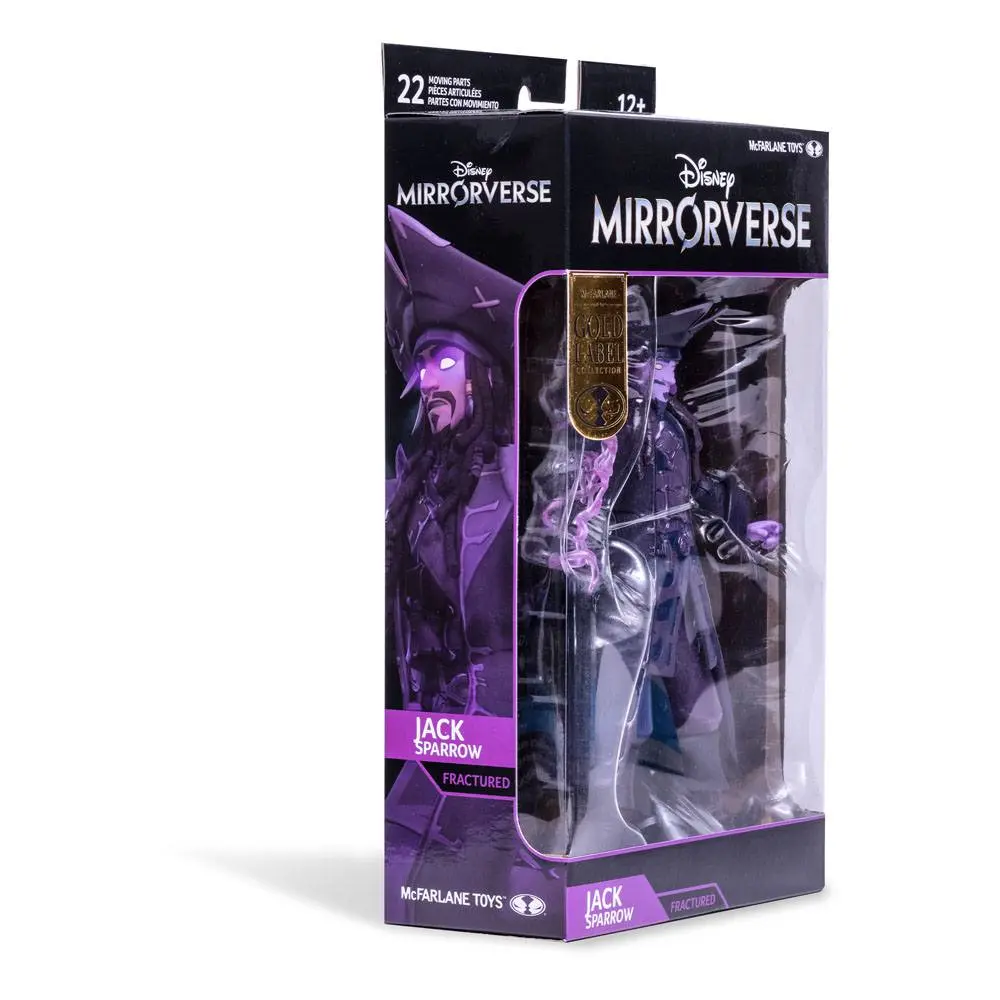 Disney Mirrorverse Jack Sparrow Fractured Gold Label Series akciófigura 18 cm termékfotó