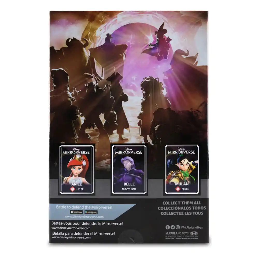 Disney Mirrorverse Princess Pack Mulan, Belle (Fractured) &amp; Arielle (Gold Label) akciófigura csomag 13 - 18 cm termékfotó