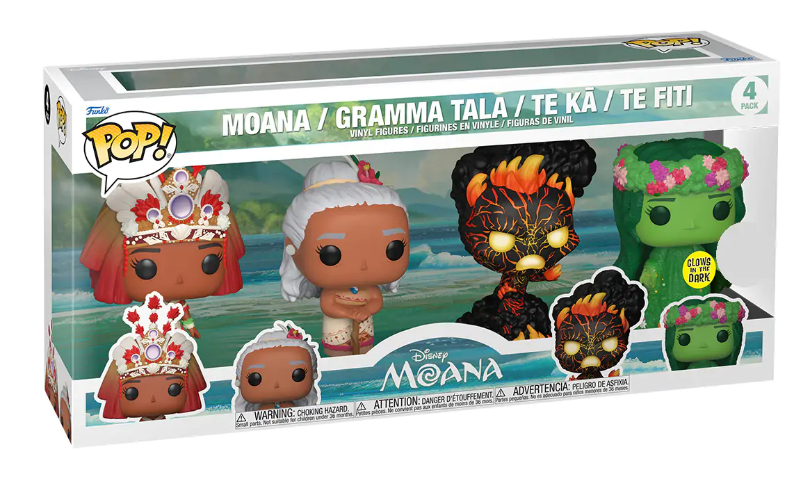 Disney Moana (GW) Funko POP! Movies Vinyl figura 4 db-os csomag 9 cm termékfotó