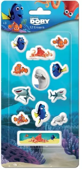 Disney Némó és Szenilla Radír 12 db-os szett termékfotó