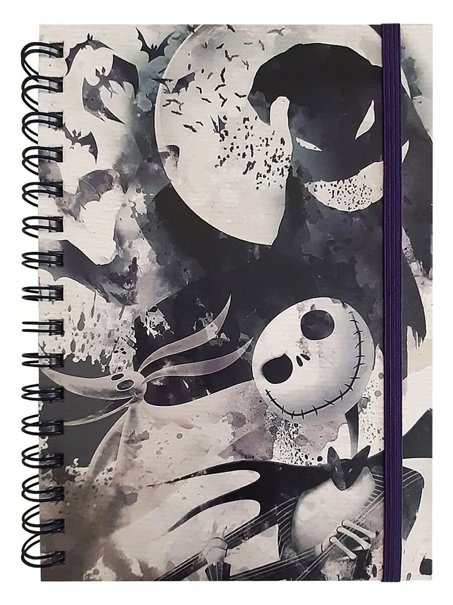 Disney Nightmare Before Christmas Jack &amp; Sally A5 jegyzetfüzet termékfotó