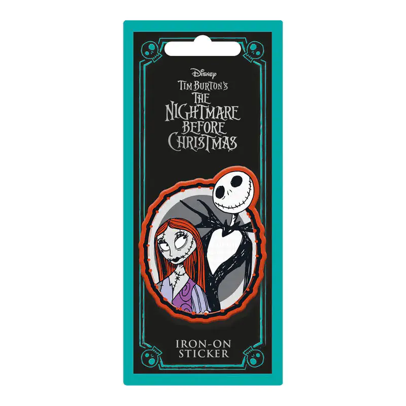 Disney Nightmare Before Christmas Jack & Sally Embroidery vasalható matrica termékfotó