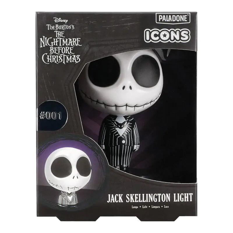 Disney Nightmare Before Christmas Jack Skellington Icons lamp 10cm termékfotó