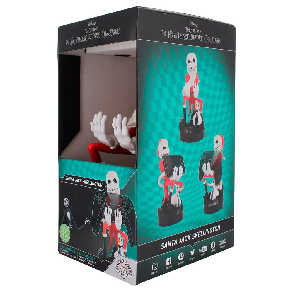 Disney Nightmare Before Christmas Santa Suit Jack Controller/Telefonhalter Cable Guy Figur 20cm termékfotó