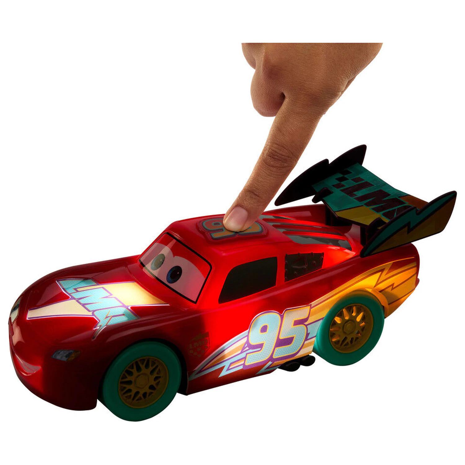 Disney Pixar Cars Lightning McQueen hang- és fényeffektekkel termékfotó