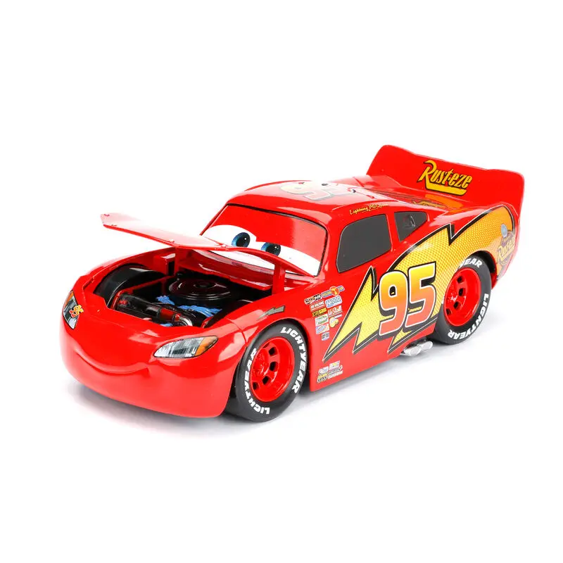 Disney Pixar Cars Villám McQueen fém autómodell 1/24 termékfotó
