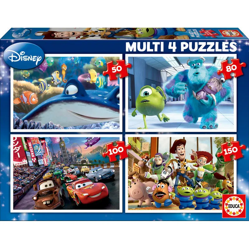 Disney Pixar Multi puzzle 50-80-100-150db-os termékfotó