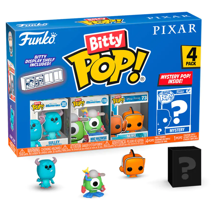 Disney Pixar Bitty Funko POP! Vinyl Figure 4-Pack Monsters Inc termékfotó