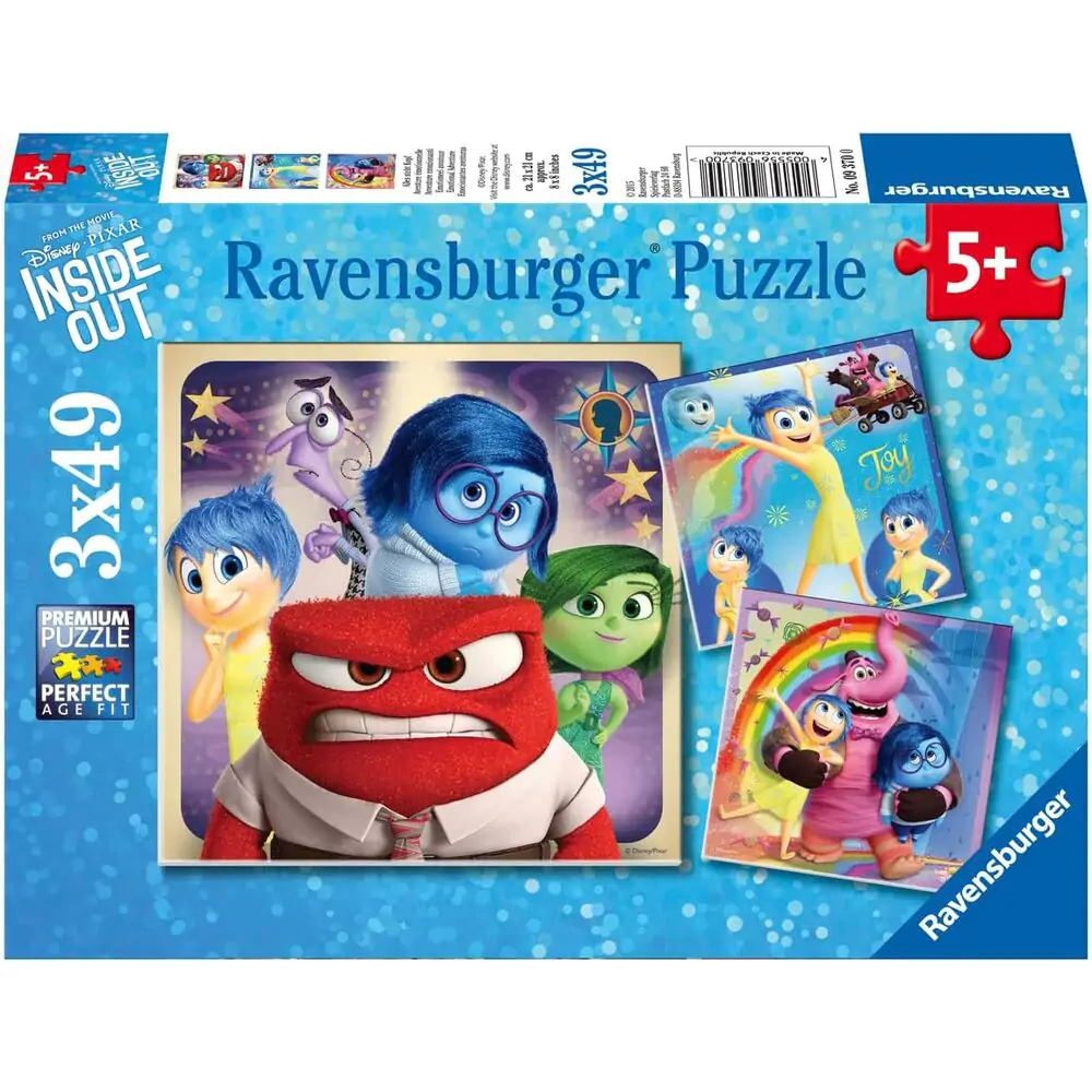 Disney Pixar Inside Out puzzle 3x49db-os termékfotó