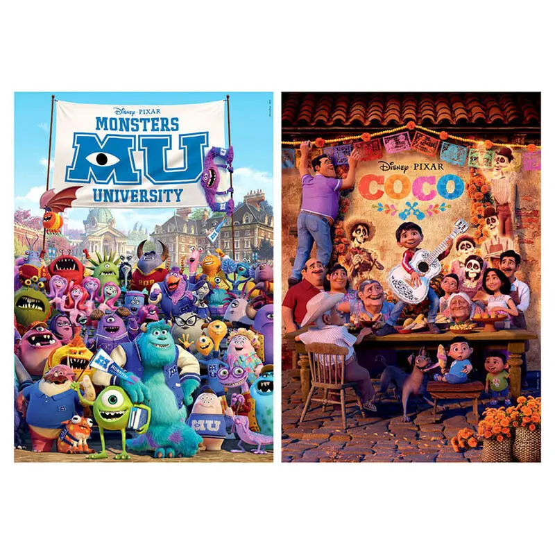Disney Pixar Monster University + Coco puzzle 2x100db-os termékfotó