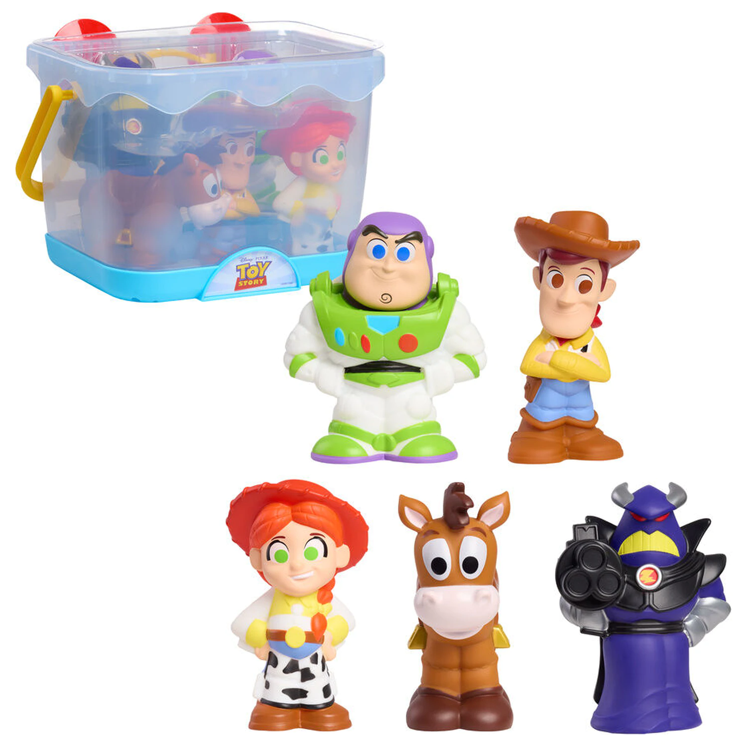 Disney Pixar Toy Story 5 db-os fürdőszobai figura csomag termékfotó
