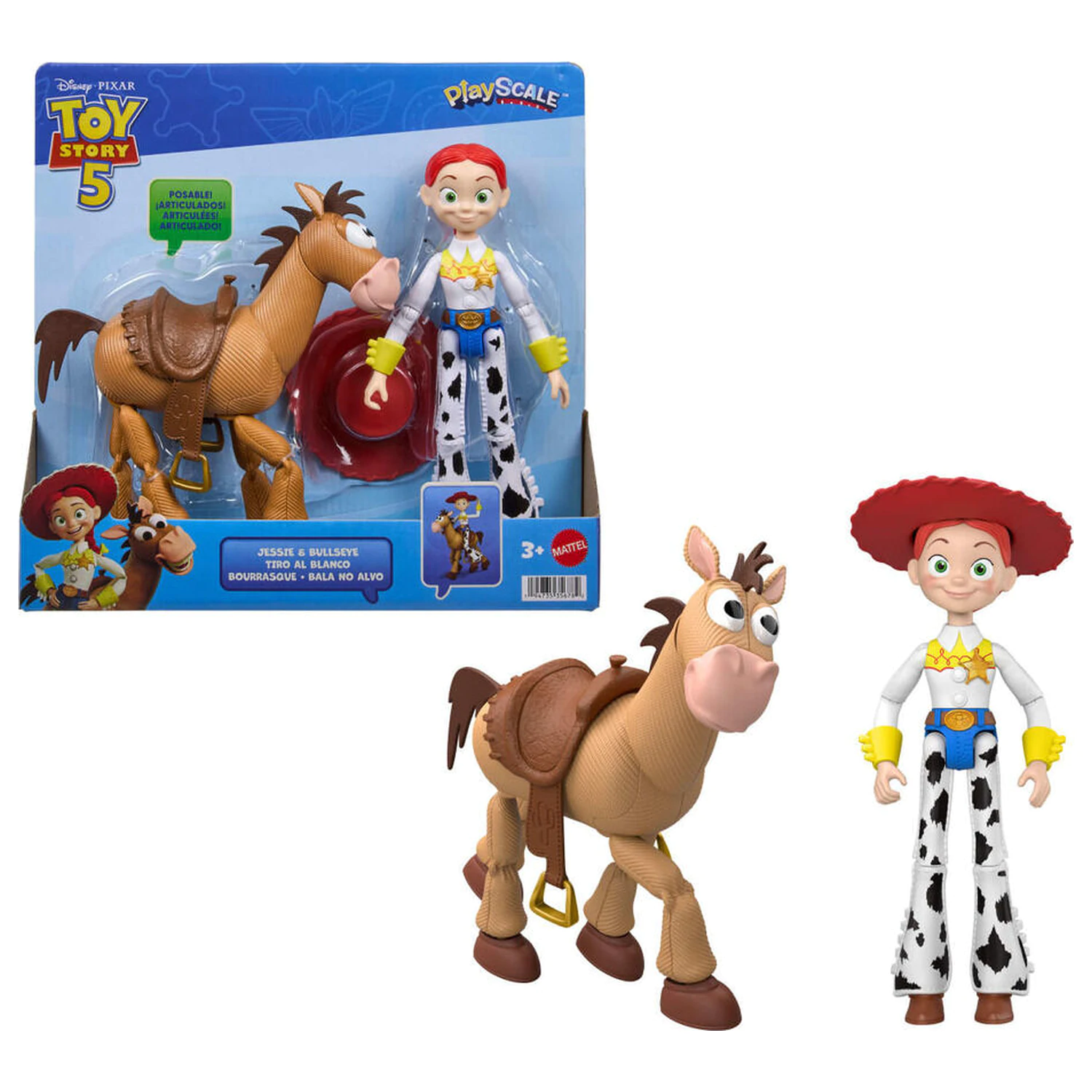 Disney Pixar Toy Story 5 Jessie & Bullseye 2db-os figura csomag 18cm termékfotó