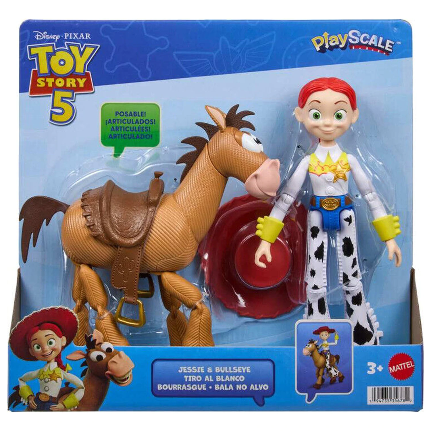 Disney Pixar Toy Story 5 Jessie & Bullseye 2db-os figura csomag 18cm termékfotó