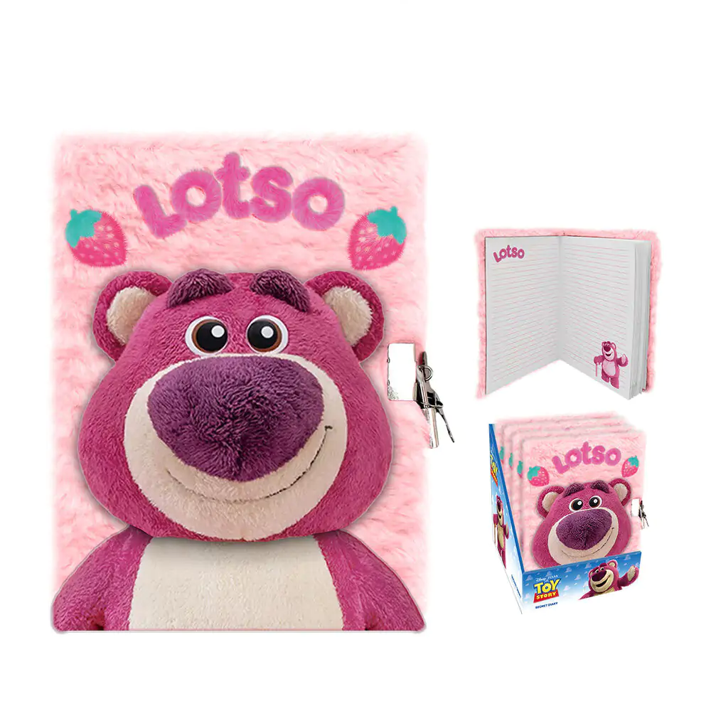 Disney Pixar Toy Story Lotso plüss jegyzetfüzet termékfotó