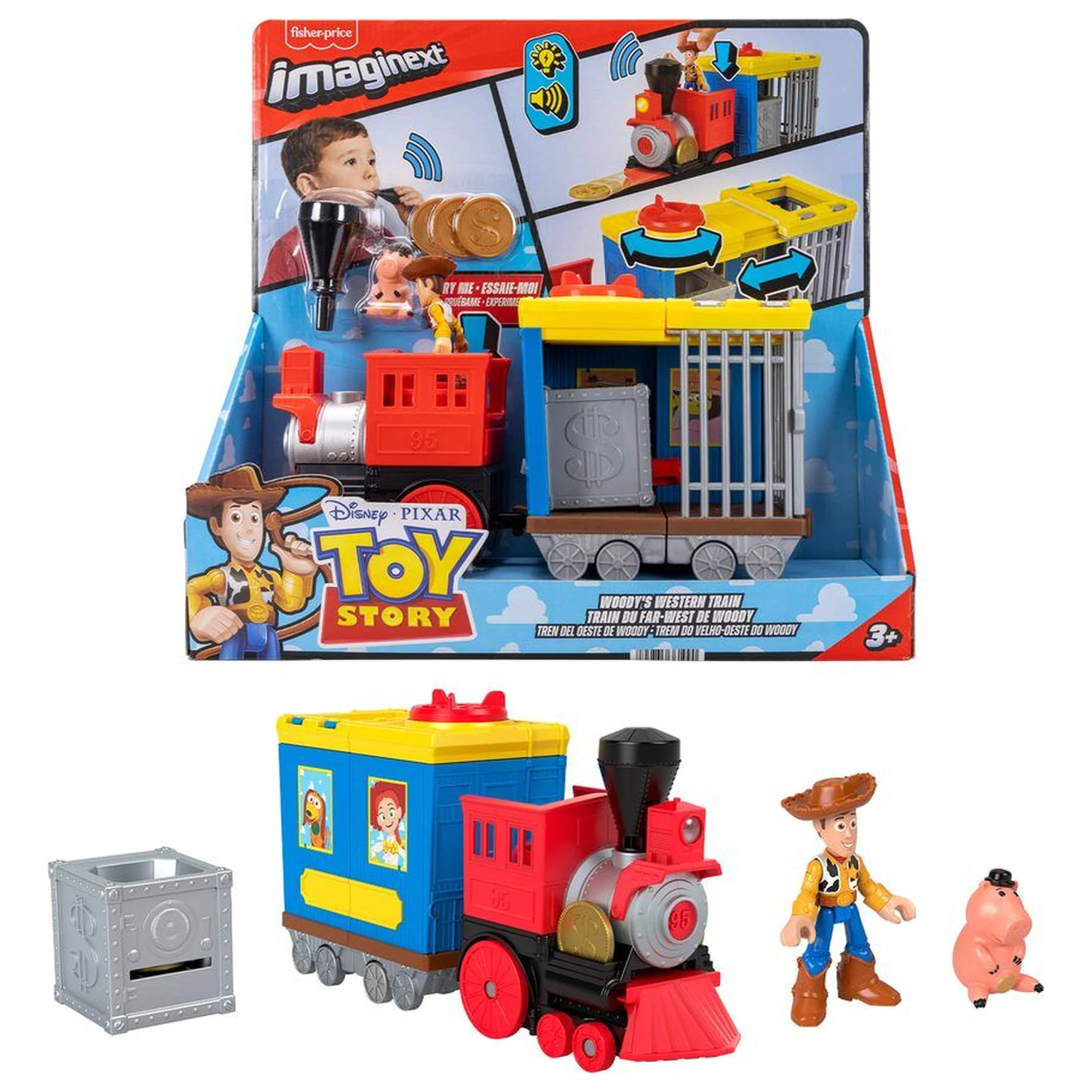Disney Pixar Toy Story The Wild West Train with Woody játékkészlet  termékfotó