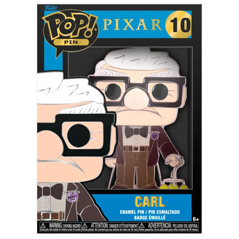 Disney Pixar Up Carl Big Enamel POP Pin 10cm termékfotó