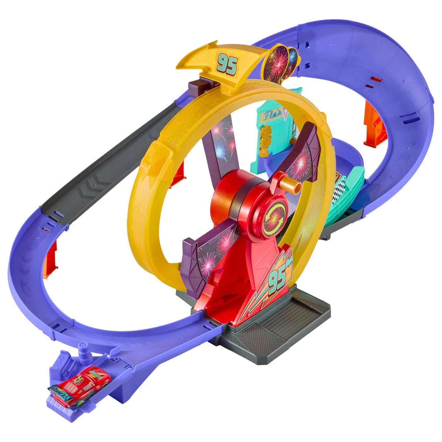 Disney Pixar Verdák Lightning McQueen pályaszett termékfotó