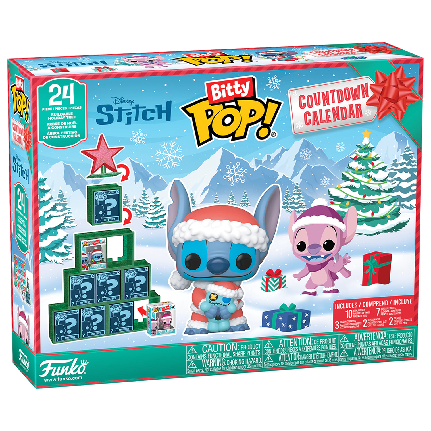 Disney Pocket Funko Bitty POP! Stitch Holiday adventi kalendárium termékfotó