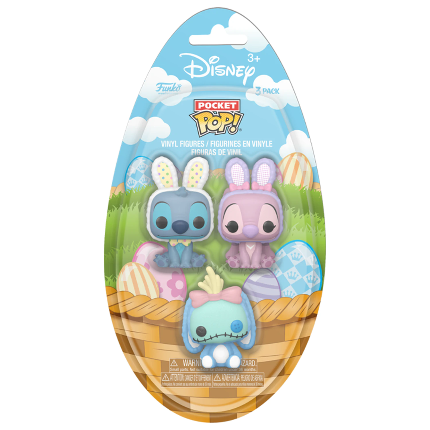 DISNEY Pocket Funko POP! Lilo & Stitch (3 db-os) termékfotó