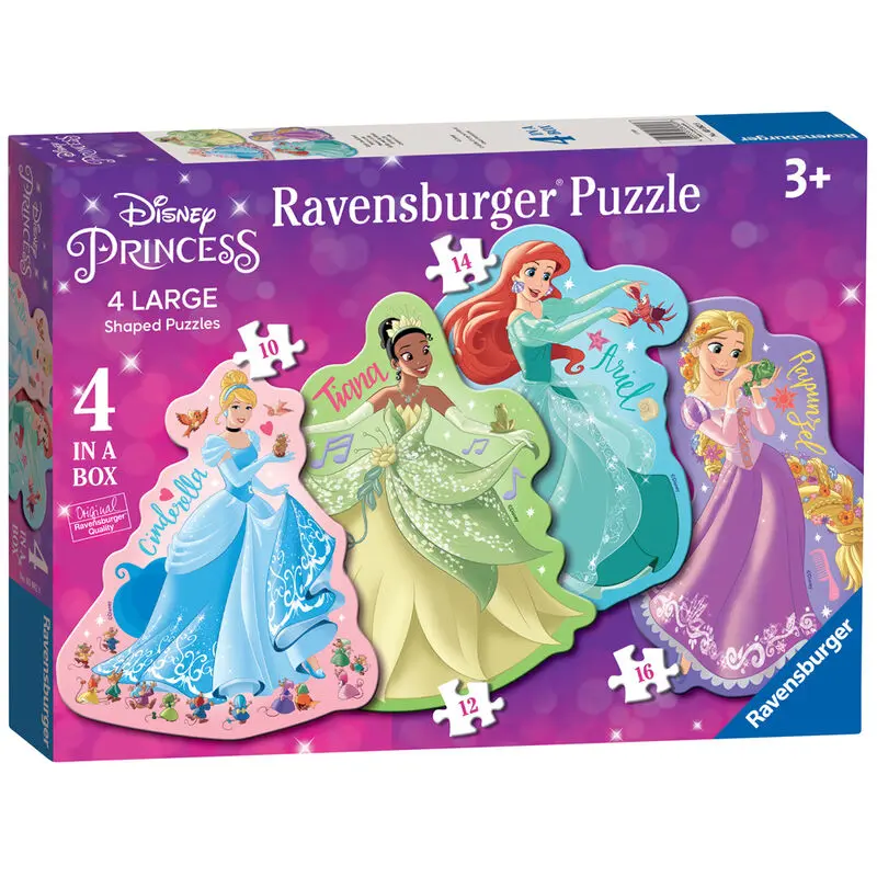 Disney Princes puzzle 10+12+14+16db-os termékfotó