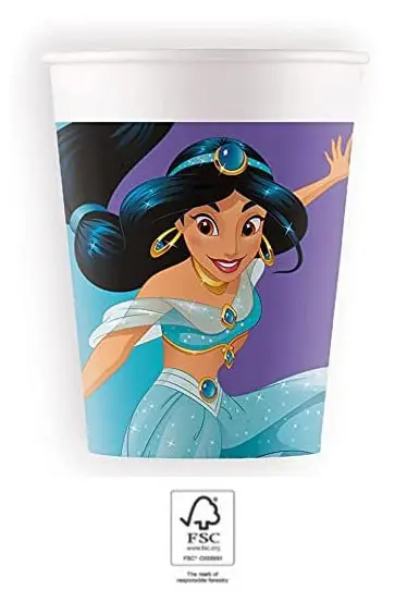 Disney Princess Day Dream, Hercegnők papír pohár 8 db-os 200 ml FSC termékfotó