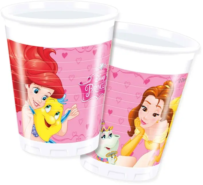 Disney Princess Dreaming, Hercegnők műanyag pohár 8 db-os 200 ml termékfotó