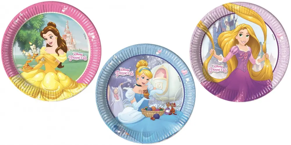 Disney Princess Heartstrong, Hercegnők Papírtányér 8 db-os 23 cm termékfotó