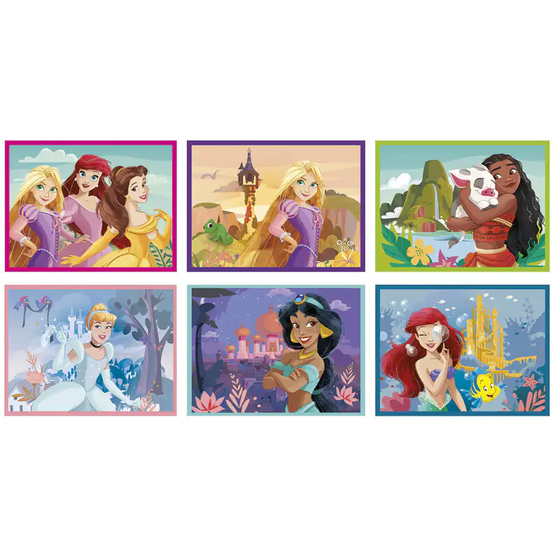 Disney Princess kocka puzzle 12db-os termékfotó