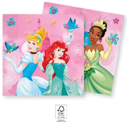 Disney Princess Live your Story, Disney Hercegnők szalvéta 20 db-os 33x33 cm FSC termékfotó