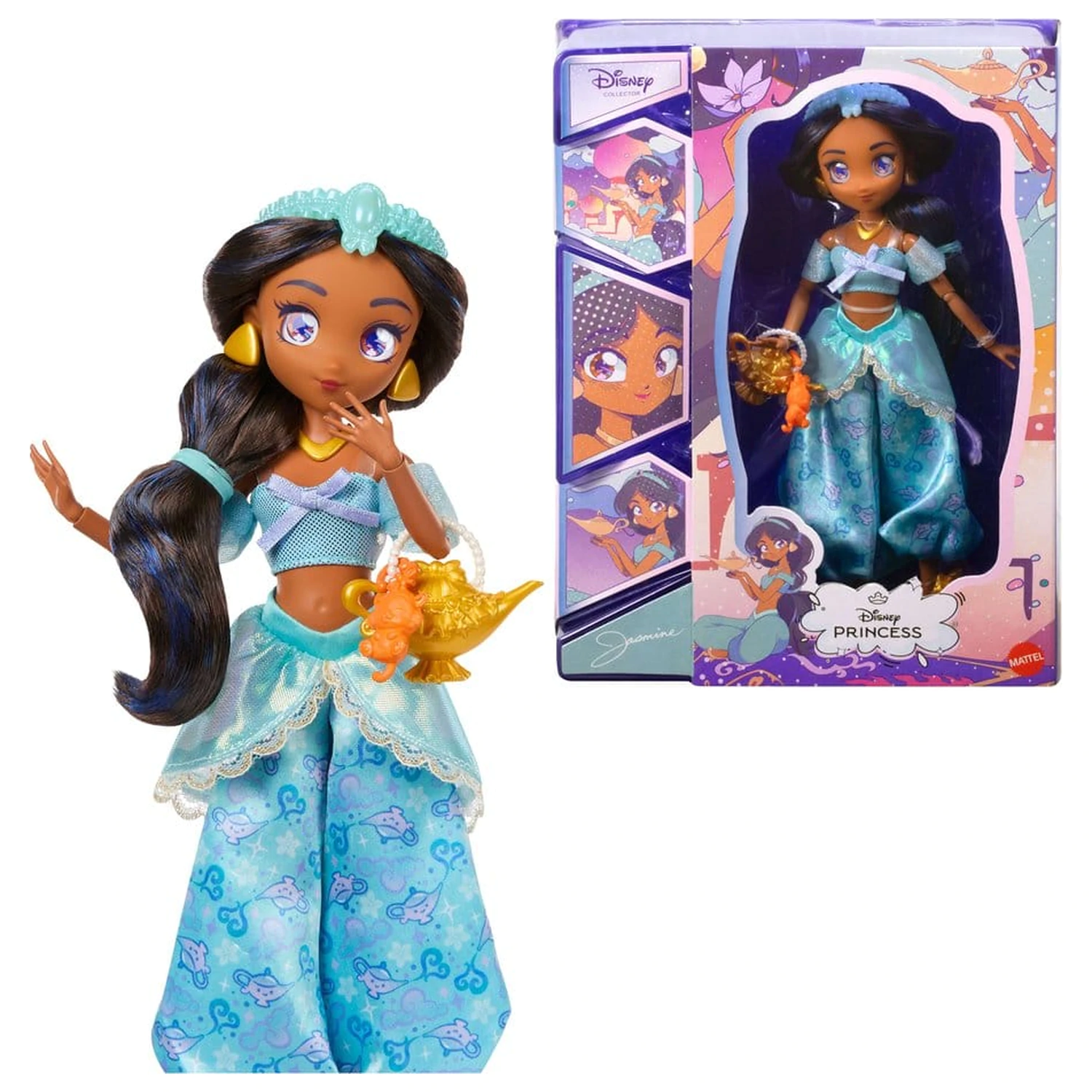 Disney Princess Manga Jasmine játék baba 22 cm termékfotó