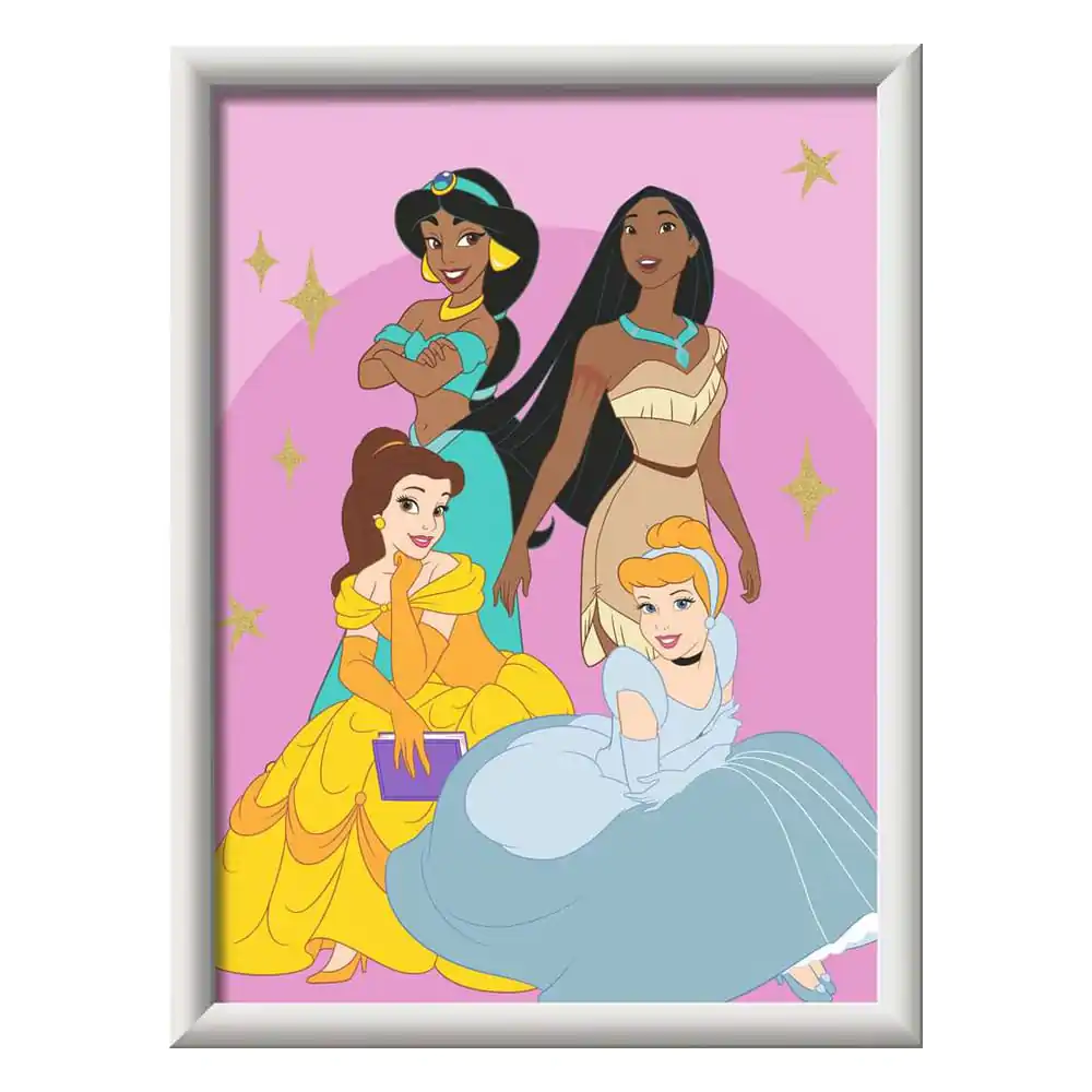 Disney Princess Paint by Numbers festő csomag 18 x 24 cm *német nyelvű* termékfotó