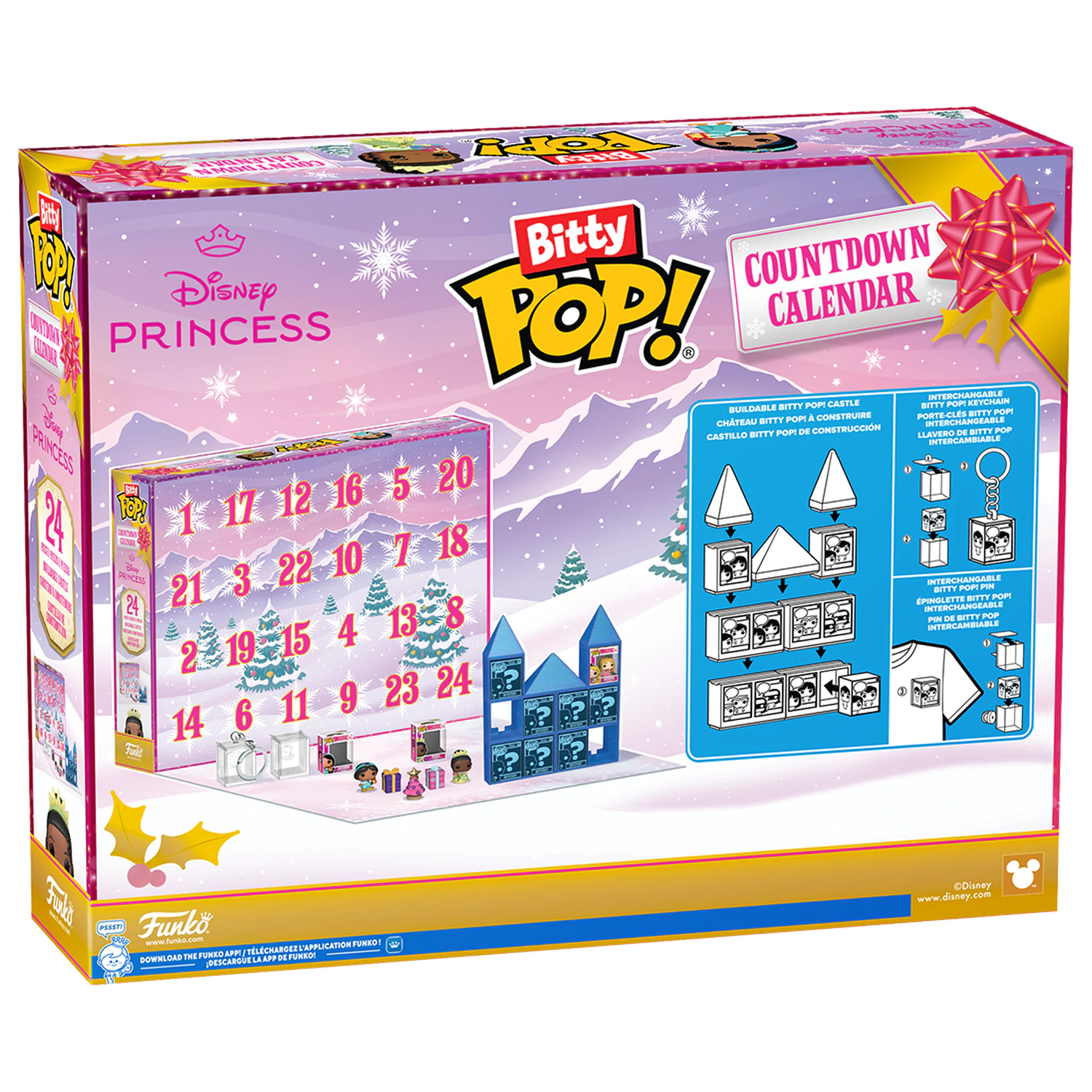 Disney Princess Funko Bitty POP! adventi kalendárium termékfotó