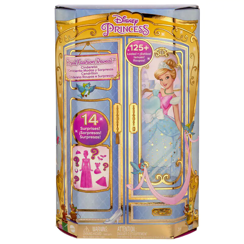 Disney Princess Royal Fashion Reveal Hamupipőke játék baba termékfotó