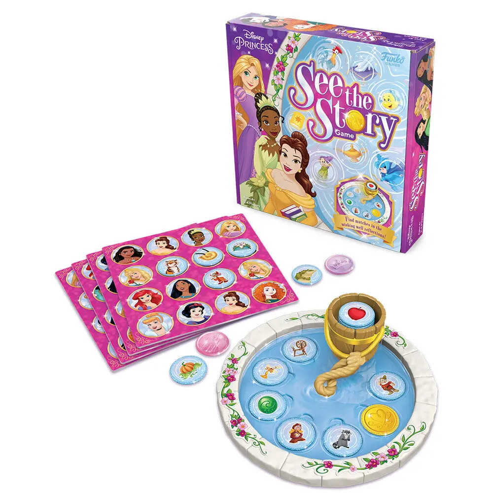 Disney Princess See The Story game Angol nyelvű társasjáték termékfotó