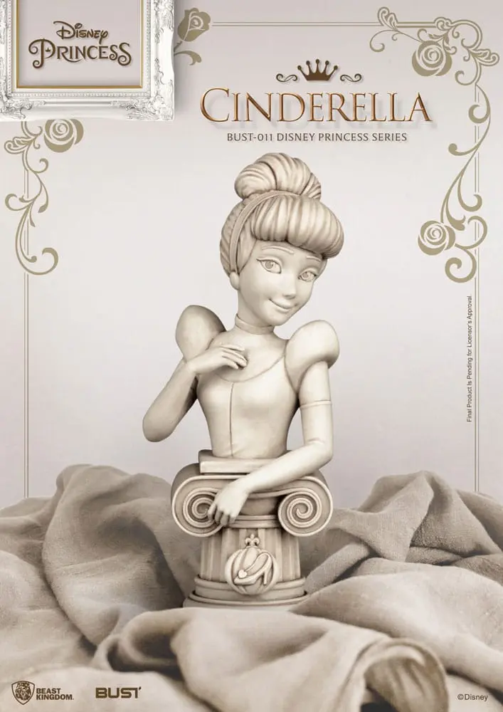 Disney Princess Series PVC Bust Cindarella 15 cm termékfotó