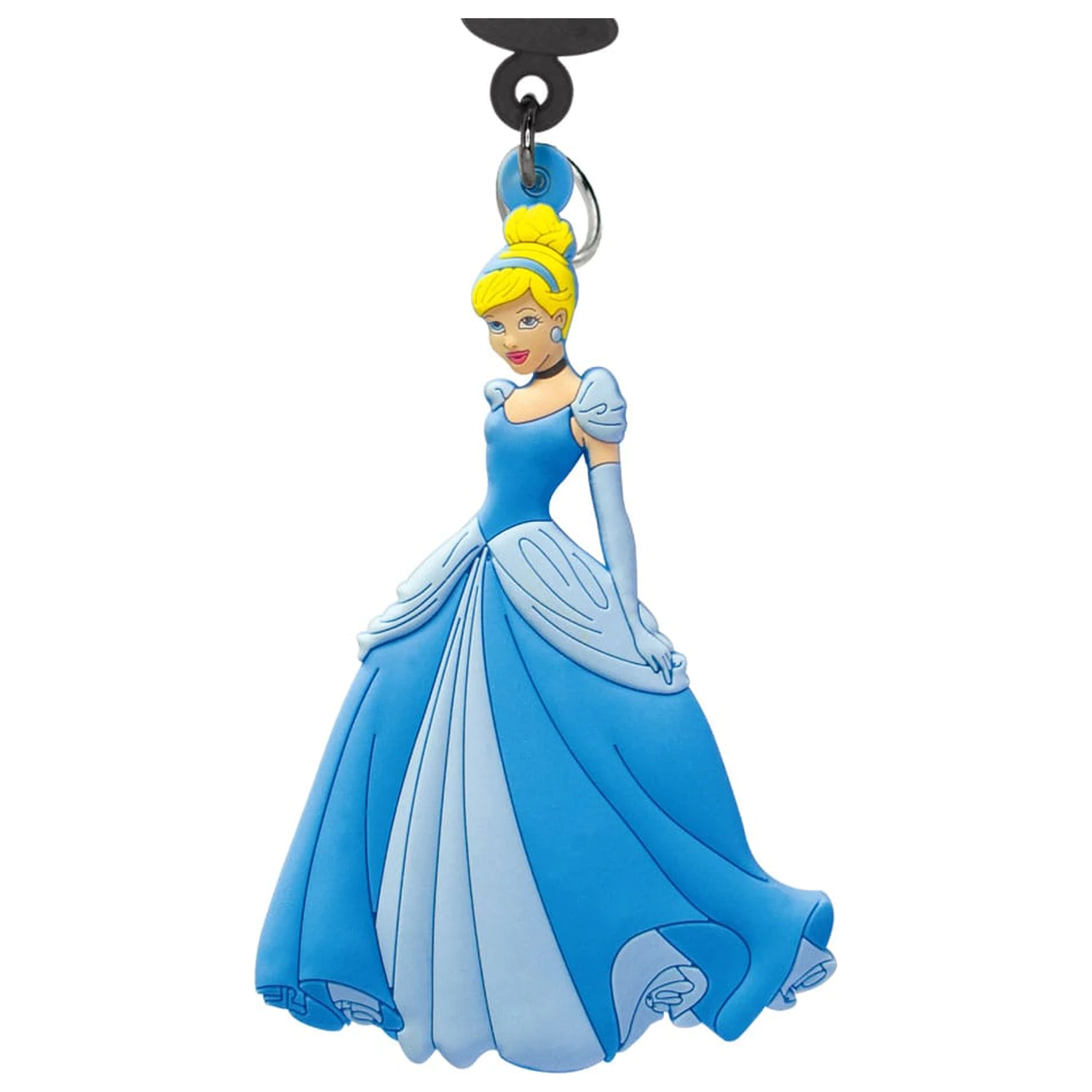 Disney Princess Soft Touch PVC cipzárdísz/táskadísz Cinderella termékfotó