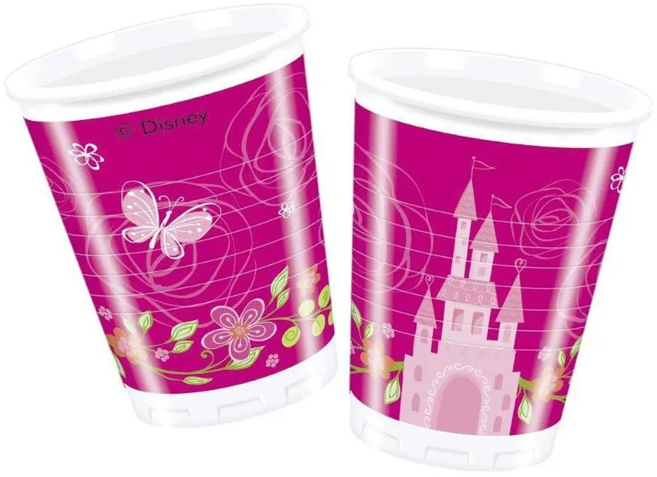 Disney Princess Summer Palace, Hercegnők műanyag pohár 8 db-os 200 ml termékfotó