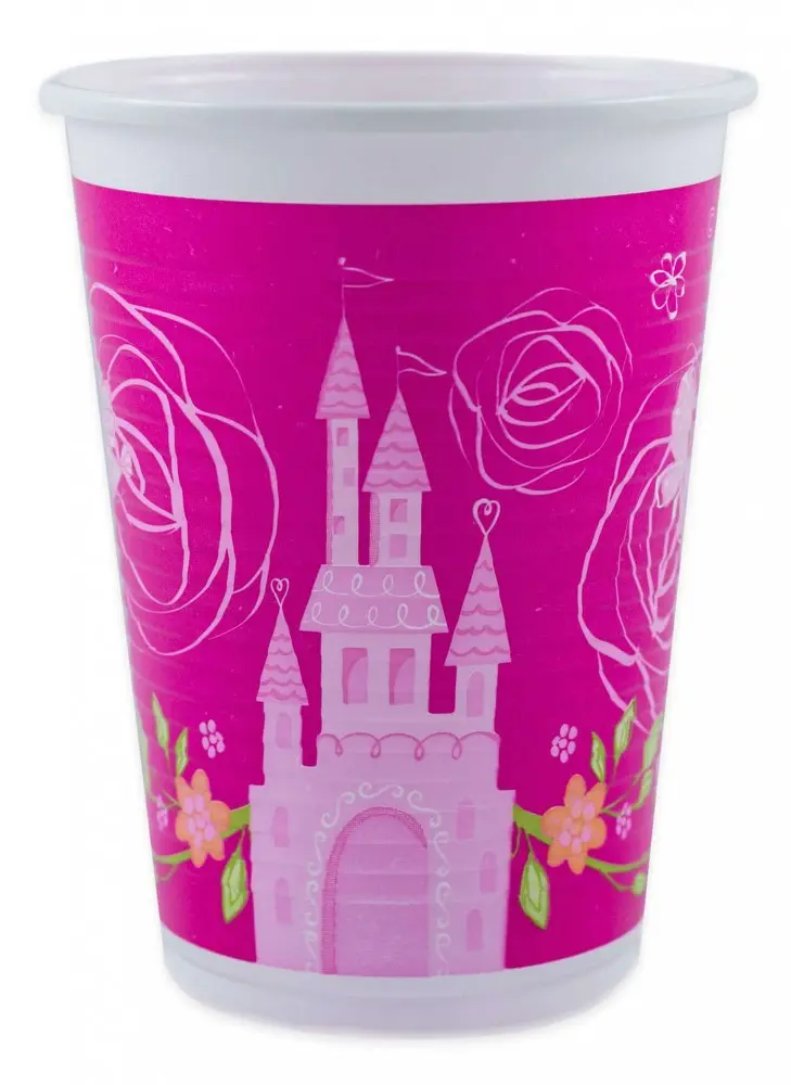 Disney Princess Summer Palace, Hercegnők műanyag pohár 8 db-os 200 ml termékfotó
